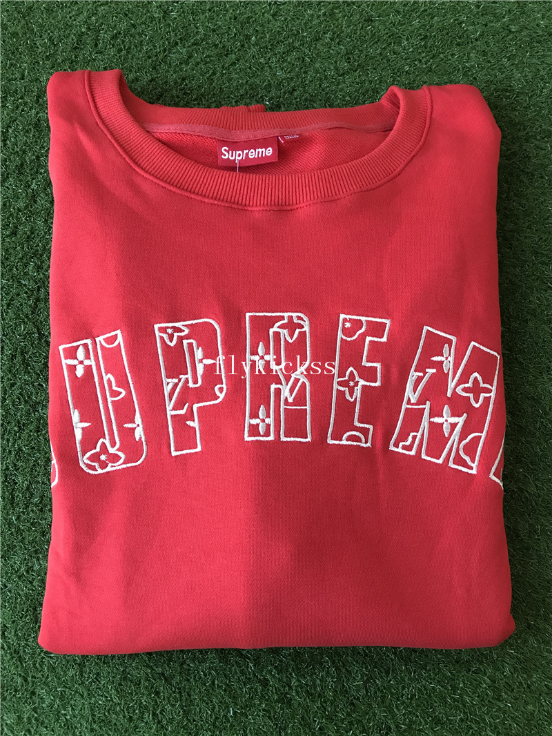 Supreme Logo Red Hoodie